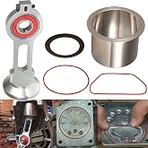 KK-4835 Compressor Piston Kit Air Compressor Connecting Rod Replacement Kit for Craftsman Devildiss Dewalt Porter Cable Oil Free Air Compressor Pump, Replacement for KK-4835 KK-5081 A02743