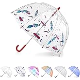 Totes Kids Pinch Proof Bubble Umbrella with Enhanced Visibility