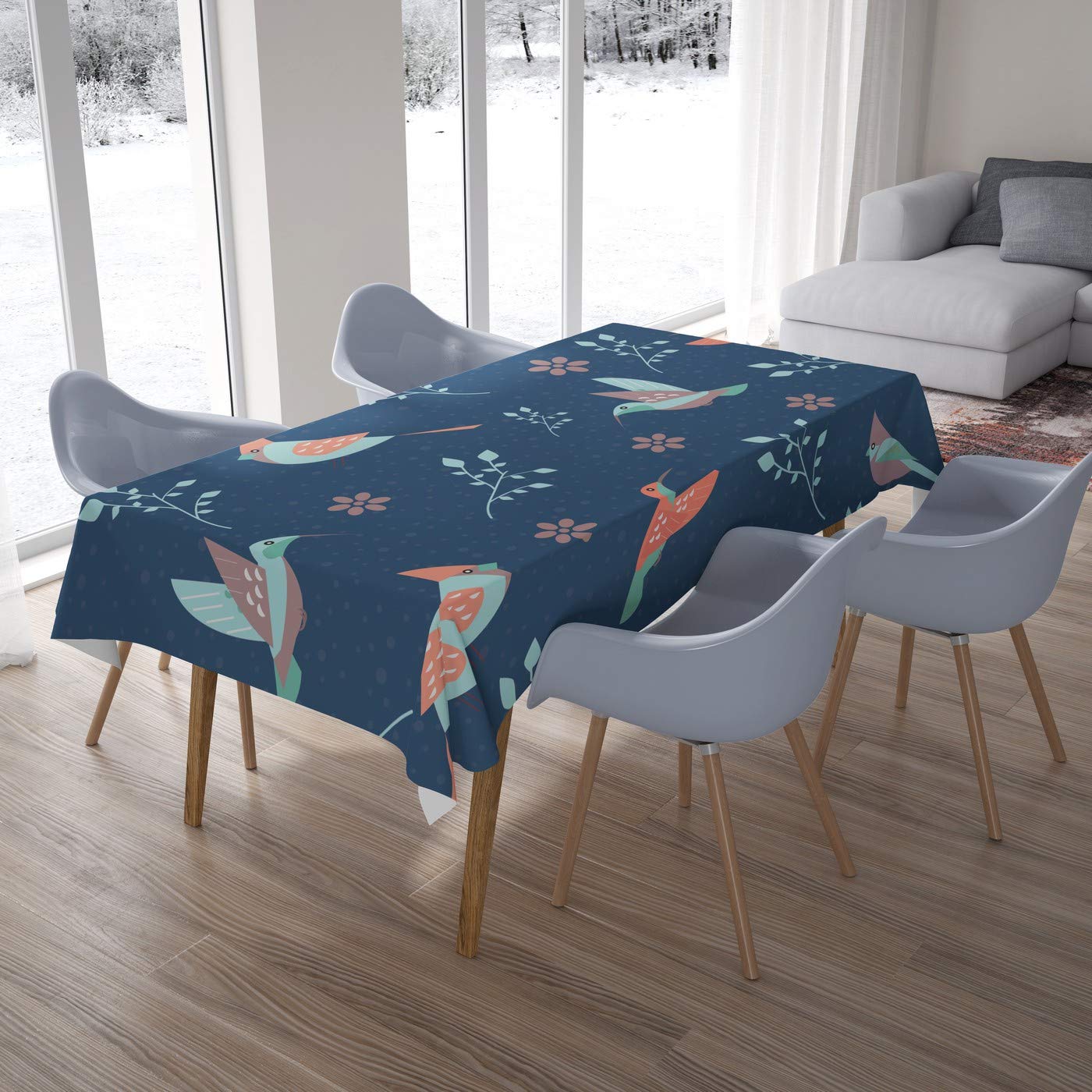 Bonamaison Kitchen Decoration, Tablecloth, 140cm x 200cm - Designed and Manufactured in Turkey