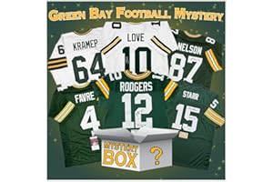 HOFSM.COM HALL OF FAME SPORTS MEMORABILIA Autographed/Signed Green Bay Football Jersey Mystery Box with PSA JSA or Beckett COA