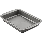 Circulon Nonstick Bakeware Rectangle Baking Pan / Cake Pan, 9 Inch x 13 Inch, Gray