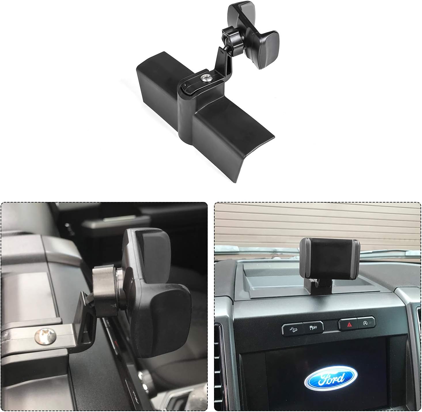 Voodonala Universal 360 Degree Car Mount Phone Holder for Phone Cellphone Mount for Ford F150 2015 2016 2017 2018