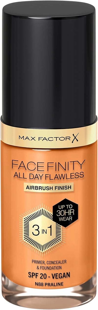 Max Factor Facefinity 3-in-1 All Day Flawless Foundation SPF 20 88 Praline 30 ml
