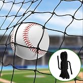 Wiseek Baseball Softball Backstop Nets, Heavy Duty Sports Netting Barrier #18 Nylon Baseball Netting 10'x20'/10'x30'(Net Only)