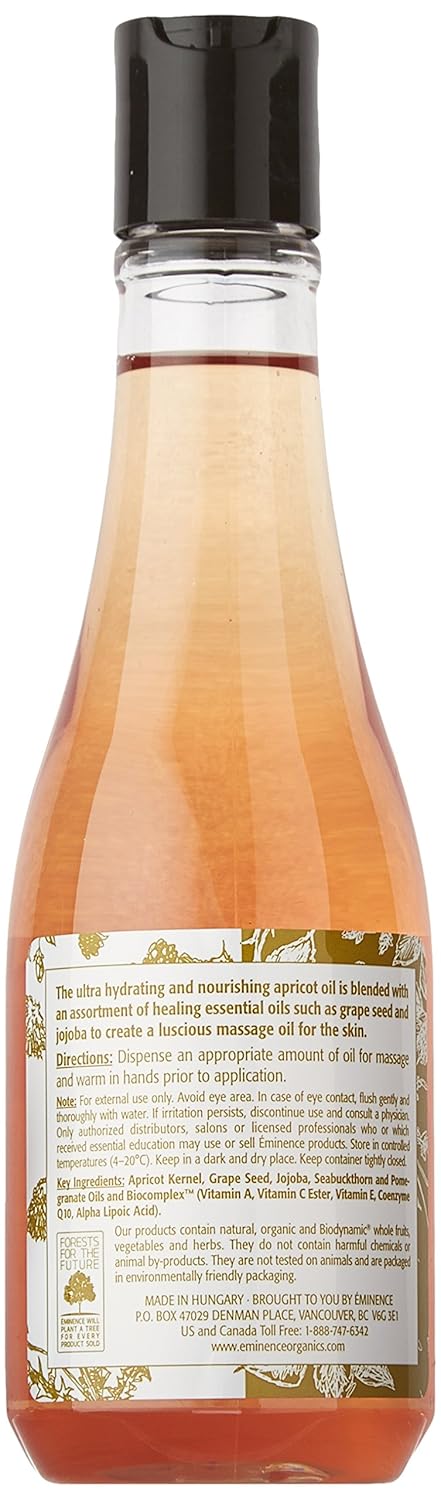 Eminence Apricot Body Oil, 8.2 Ounce : Eminence Organic Skin Care : Beauty