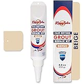 ZippySolve Tile Grout Repair Kit, Restore and Renew Tile Joint Lines, Quick Dry Tile Grout Paint in Squeezable Tube for Bathr