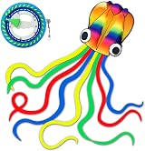 HONBO Large Octopus Kite with Reel and 1000ft Line
