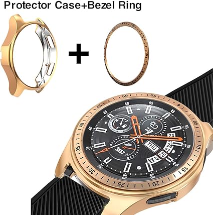 Amazon.com: [2 Pack] JZK Samsung Galaxy Watch 1.654 in Bisel ...