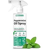 NatureStop Peppermint Oil Insect Repellent Spray, Bug Deterrent for Indoor & Outdoor Use, 16 oz (475mL)