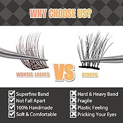 Brown Lash Clusters, 156 Clusters Brown Lash