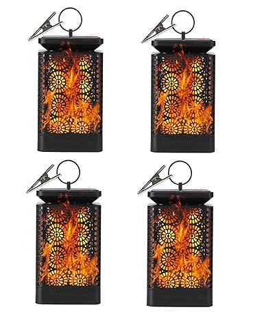 Solar Flame Lights Outdoor Dancing Flame Lights Flickering Flames