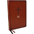 KJV Holy Bible: Large Print Thinline, Brown Leathersoft, Red Letter, Comfort Print: King James Version