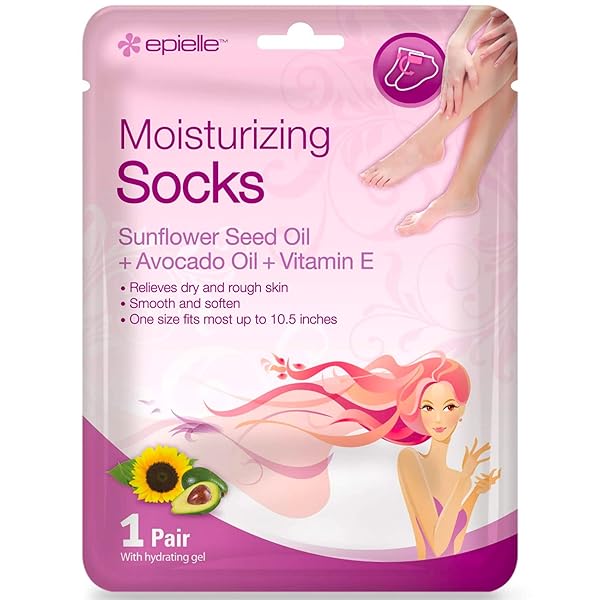 EPIELLE HYDRATING & MOISTURIZING GLOVES & SOCKS COMBO, 12 PAIRS HAND AND FOOT MASKS FOR DRY HANDS AND DRY FEET, CRACKED HEELS, KOREAN SKINCARE, SKINCARE GIFTS, SPA GIFTS