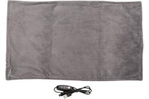 Zerodis USB Heating Pad, Fast Heating 3 Temp Modes Adjusting Temperature Pad Foldable Small Electric Heated Blanket for Back 