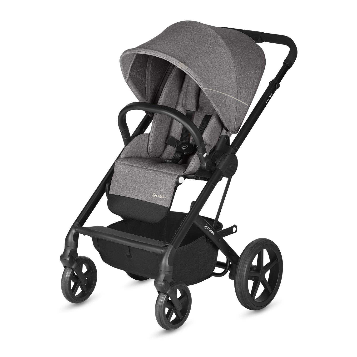 CYBEX Gold Kinderwagen Balios S, Ab Geburt bis 17 kg (ca. 4 Jahre), Manhattan Grey