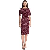 Maggy London Women's Sophisticated Arch Shoulder Sheath Career Workwear Office