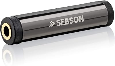 SEBSON 3.5mm to 3.5mm Coupler Stereo Jack Female to Female AUX Adapter