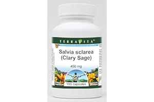 TERRAVITA Salvia sclarea (Clary Sage) - 450 mg (100 Capsules, ZIN: 516943)