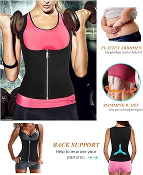 LaLaAreal Faja Reductora Adelgazante Abdominal Mujer Camiseta ...