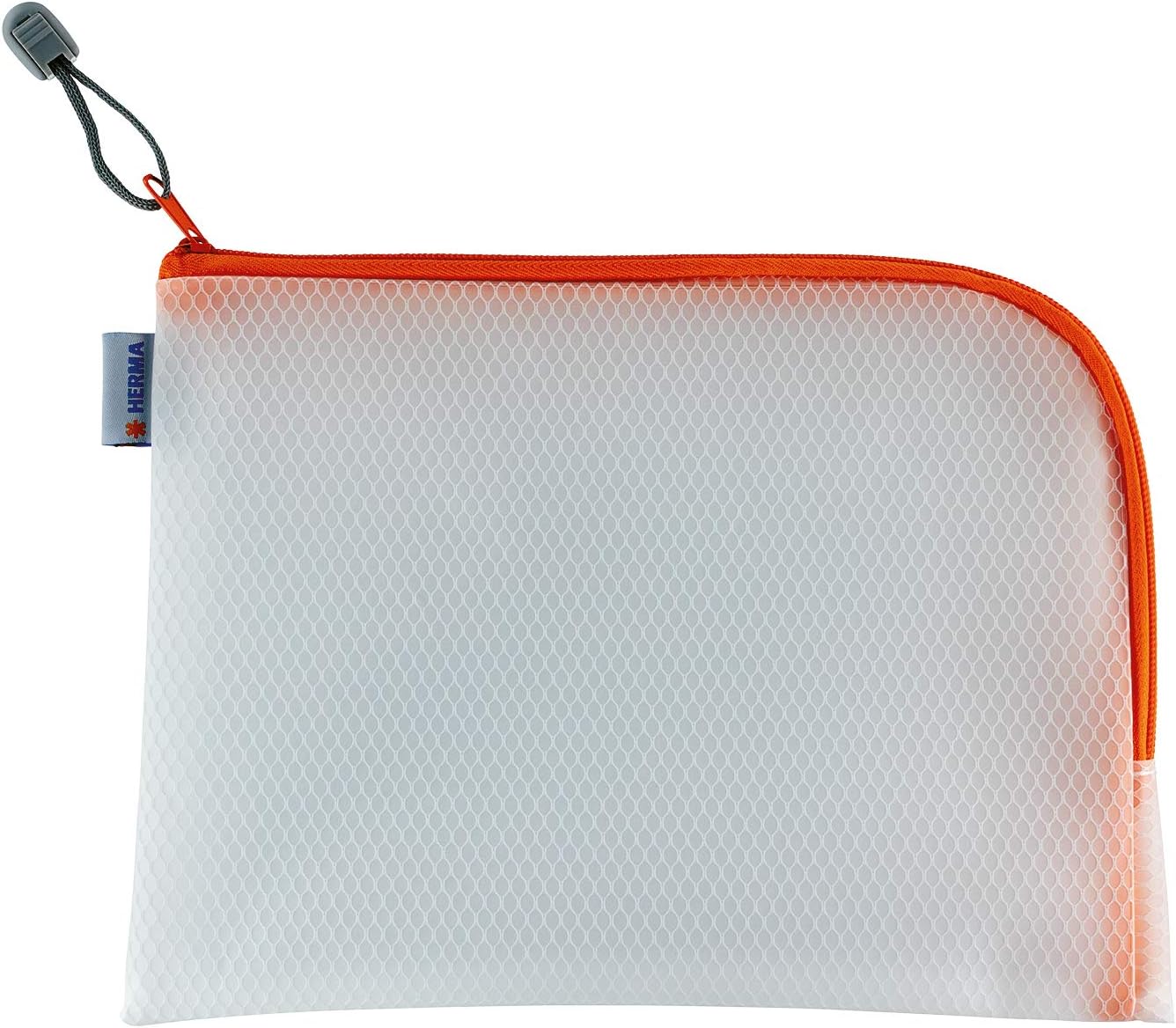 HERMA 20007 Zip Toiletry Bag A5, Pack of 10, transparent (26 x 20 cm) small zippered travel pouch for cosmetics liquids - Image 3