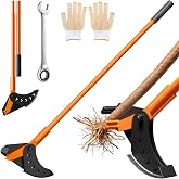0"-2.2" Stump Remover Tool, 3-Mins Quick Removal Sapling Puller Tool, 60" High-Leverage Labor-Saving Tree Puller, Foldable Storage Tree Stump Remover, Manual Sapling Puller for Woody Shrubs In Yard
