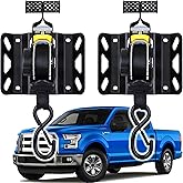 2PCS Retractable Ratchet Straps for 2015-2025 Ford F150 & Raptor, 10 Ft Super Duty Truck Self Retracting Tie Down Anchor Auto Ratchet Straps Replacement for F-150/F250/F350/F450/F550 Bed Accessories