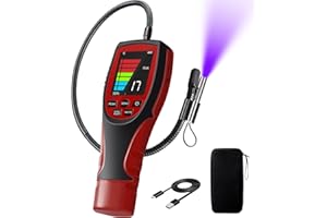 Refrigerant Leak Detector, Aprvtio ALD-200 PRO Freon Leak Detector, 2.6' Large Screen, Freon Sniffer Teater Visual and Audibl
