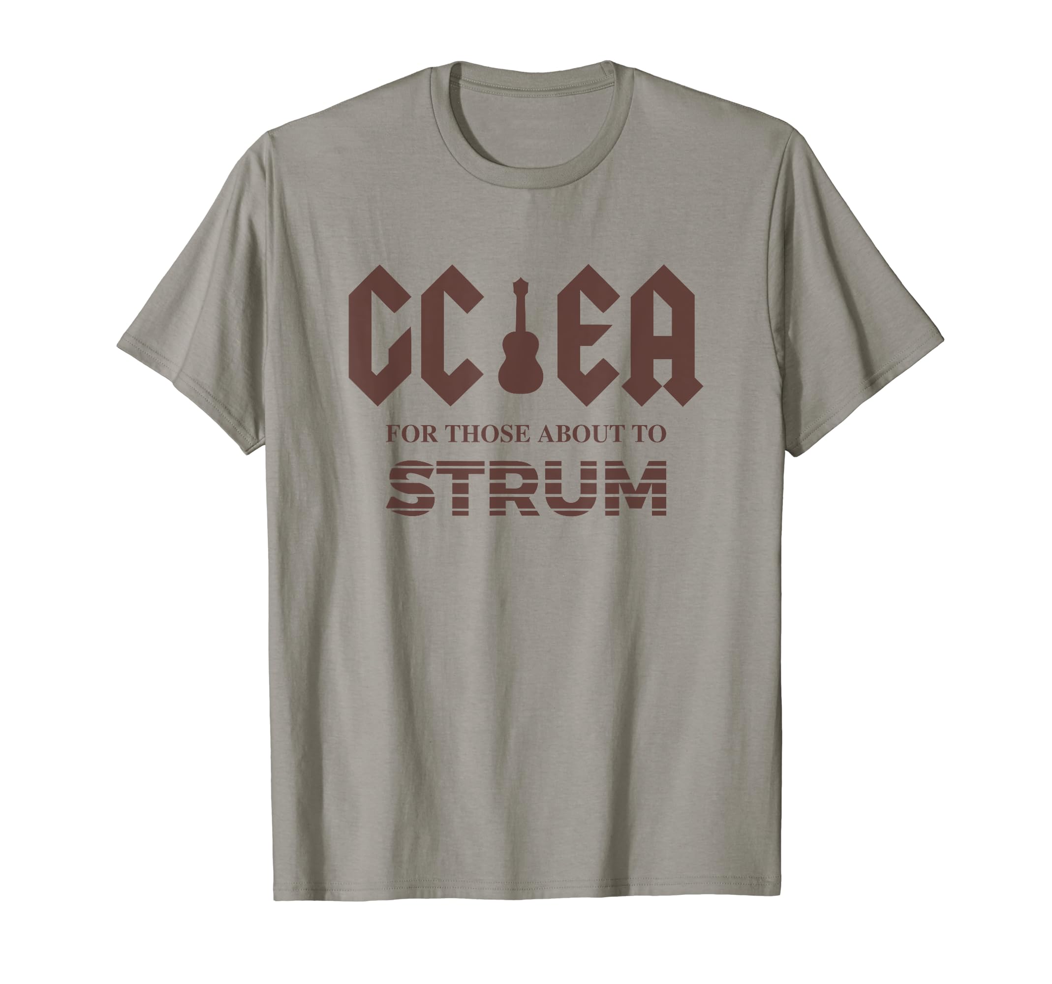 GCEA For Those About To Strum - Ukulele Rocker T-Shirt T-Shirt