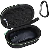 Mouse Case for Razer Viper V3 Pro/ V3 HyperSpeed/ V2 Pro for DeathAdder V4 Pro/ V3 Pro/ V3/ Essential - Hard Protective Travel Carrying Storage Case (Black)