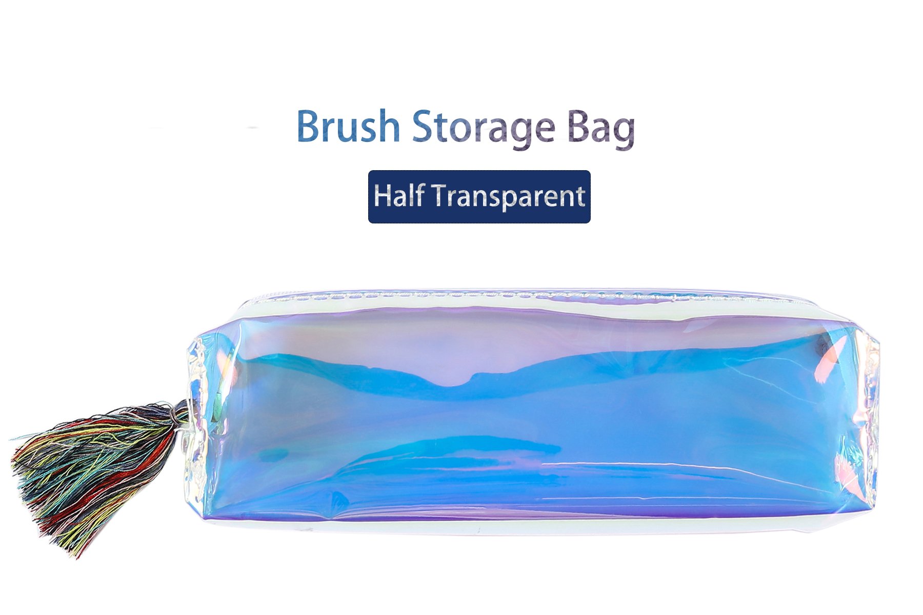 SAILINE 2018 NEW Colorful Makeup Brushes Sets 10Pcs Professional Foundation Powder Eyeshadow Blending Concealer Cosmetics Tools Rainbow Gradient Colors kits With Storage Bag