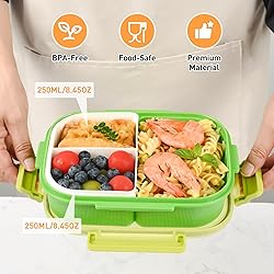 AGREON Bento Box with Removable Compartments for