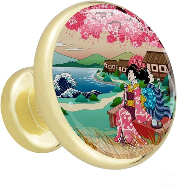 Perillas de vestuario Flor de cerezo Perillas de tocador Perillas y