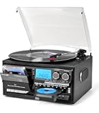 Amazon.com: MUSITREND 9 in 1 Record Player 3 Speed Vinyl Turntable