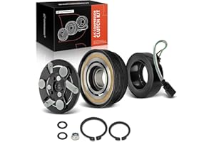 A-Premium Air Conditioner AC Compressor Clutch Kit Compatible with Volkswagen Jetta 1999-2005, Golf 1999-2006, Beetle 1998-20