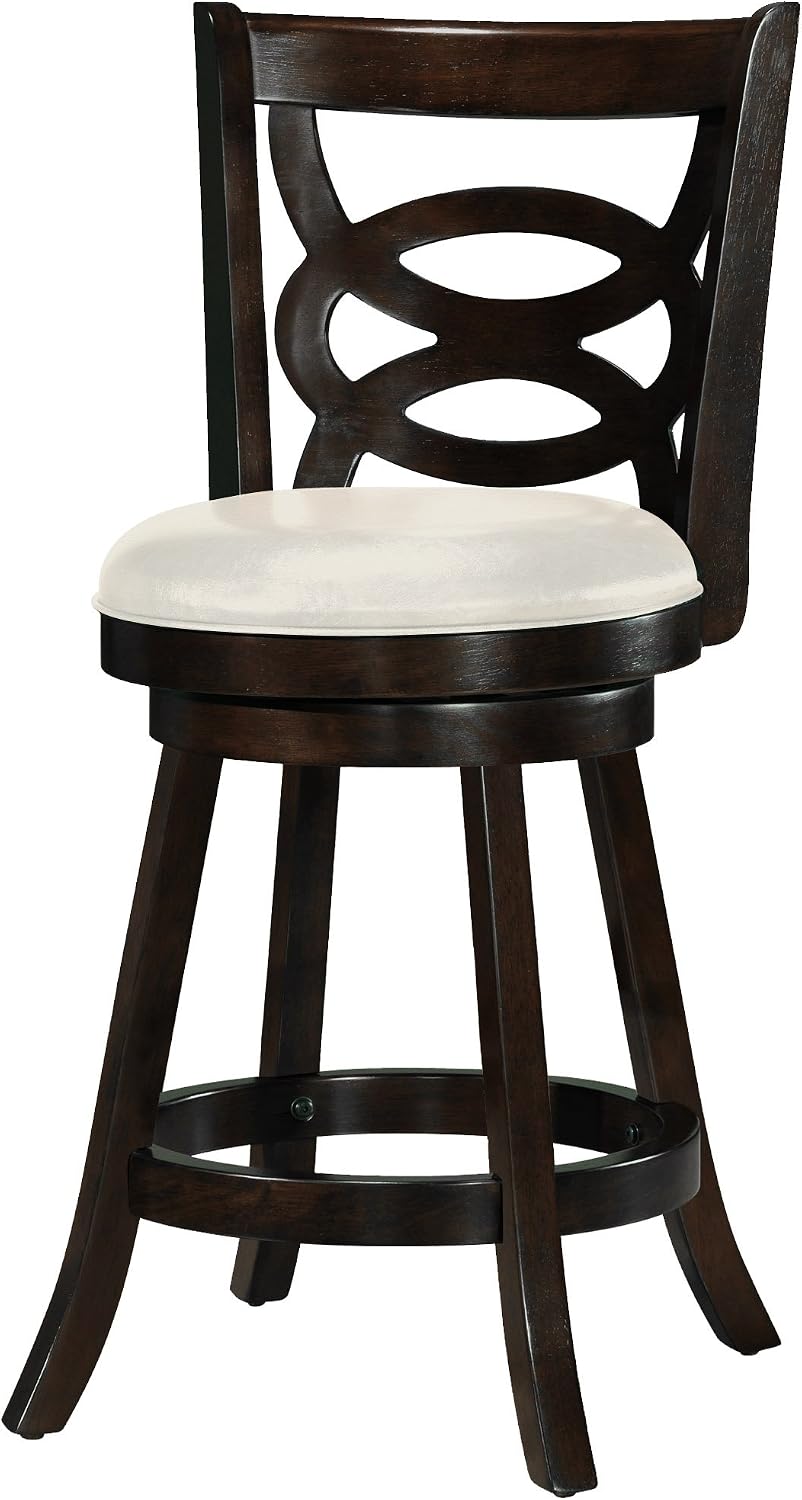 Set Of 2 Corliving Dwg 814 B Woodgrove 38 Inch Cappuccino Wood Barstool With Leatherette Seat Home Home Bar Furniture Urbytuscom