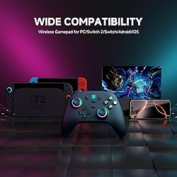 ECHTPower Wireless PC Gaming Controller - Hall