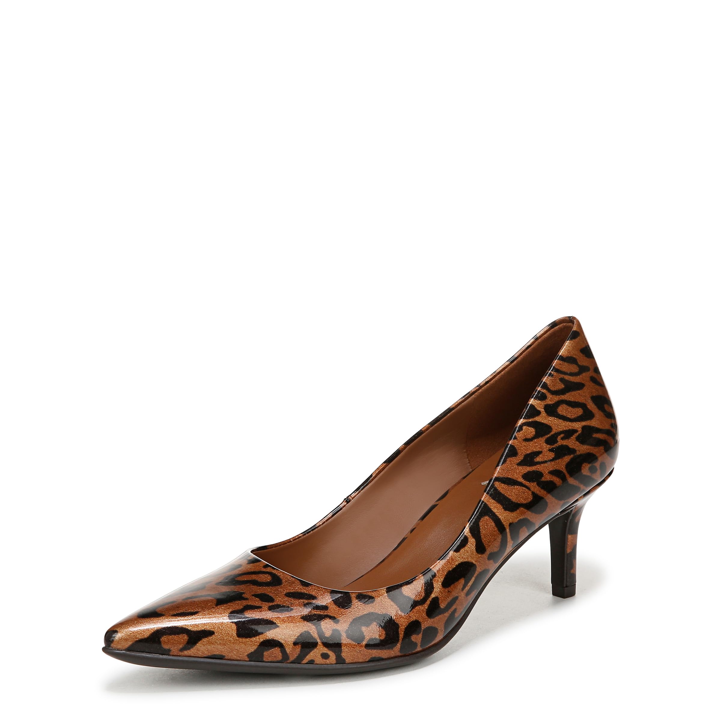 Naturalizer Womens Everly Pump Animal Print Cheetah Patent 7.5 W