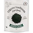 Organic Traditions Spirulina Powder, Canadian Owned, Organic Green Spirulina Powder Vegan Non-GMO Superfood, 5.3oz (150g) Bag