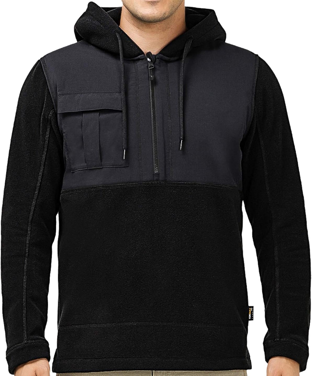 champion arctic fleece mens overlay jacket