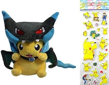 angry pikachu plush