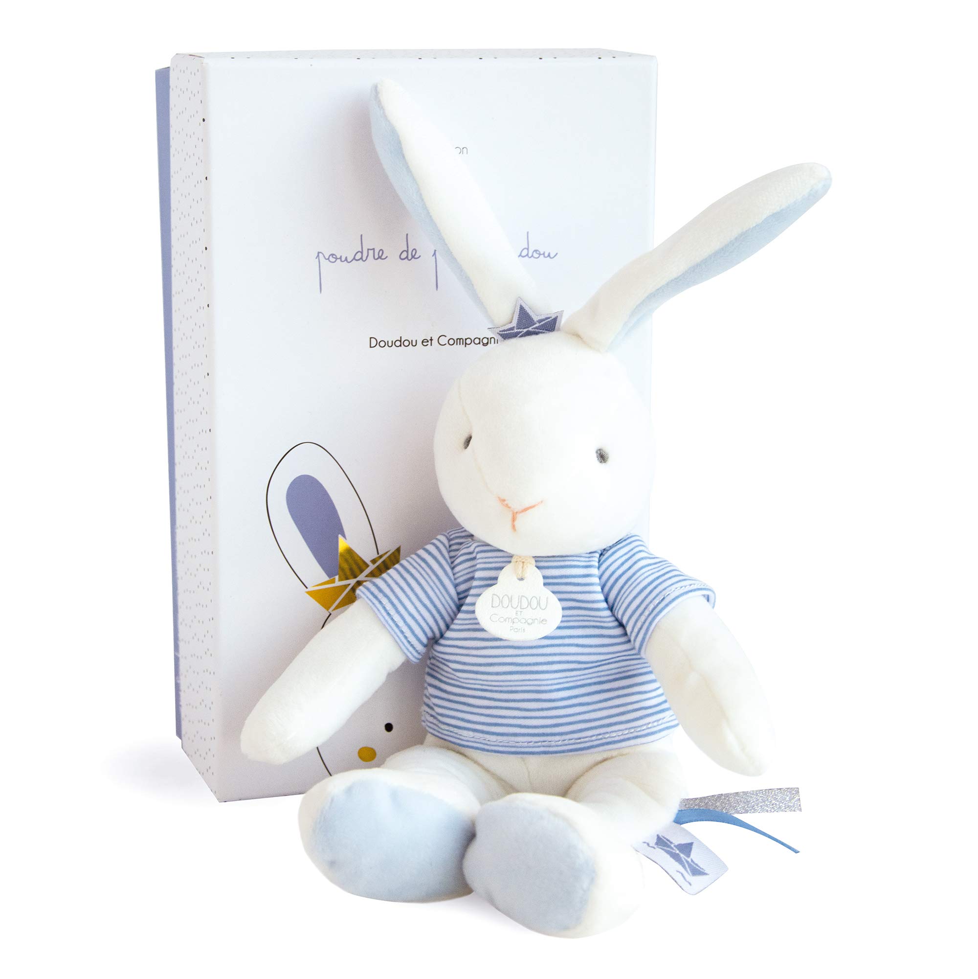 Doudou et Compagnie Matelot DC3517 Rabbit Puppet Blue
