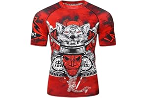 LAFROI Men's Long Sleeve UPF 50+ Baselayer Performance Compression Shirt Rash Guard-CLY08D