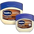 Vaseline Cocoa Butter Healing Jelly, 2-Size Variety Bundle – #1 Dermatologist-Recommended Skin Protectant, Healing Ointment for Sensitive and Dry Skin