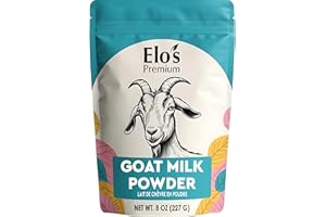 Goat Milk Powder 8oz 227g – (PRODUCT OF CANADA) Human Food Grade, 100% Full Cream Powdered Goat Milk for Drinking, Cooking, a