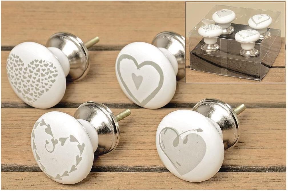 Furniture Handle Hearts 4p 4x6cm