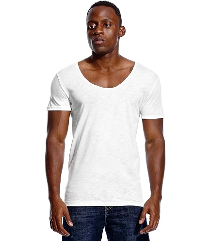 サルセーション Y15 V-Tshirt VネックTシャツ Zecmos V Neck T Shirts Mens Scoop Neck Short Sleeve Slim Fit Basic