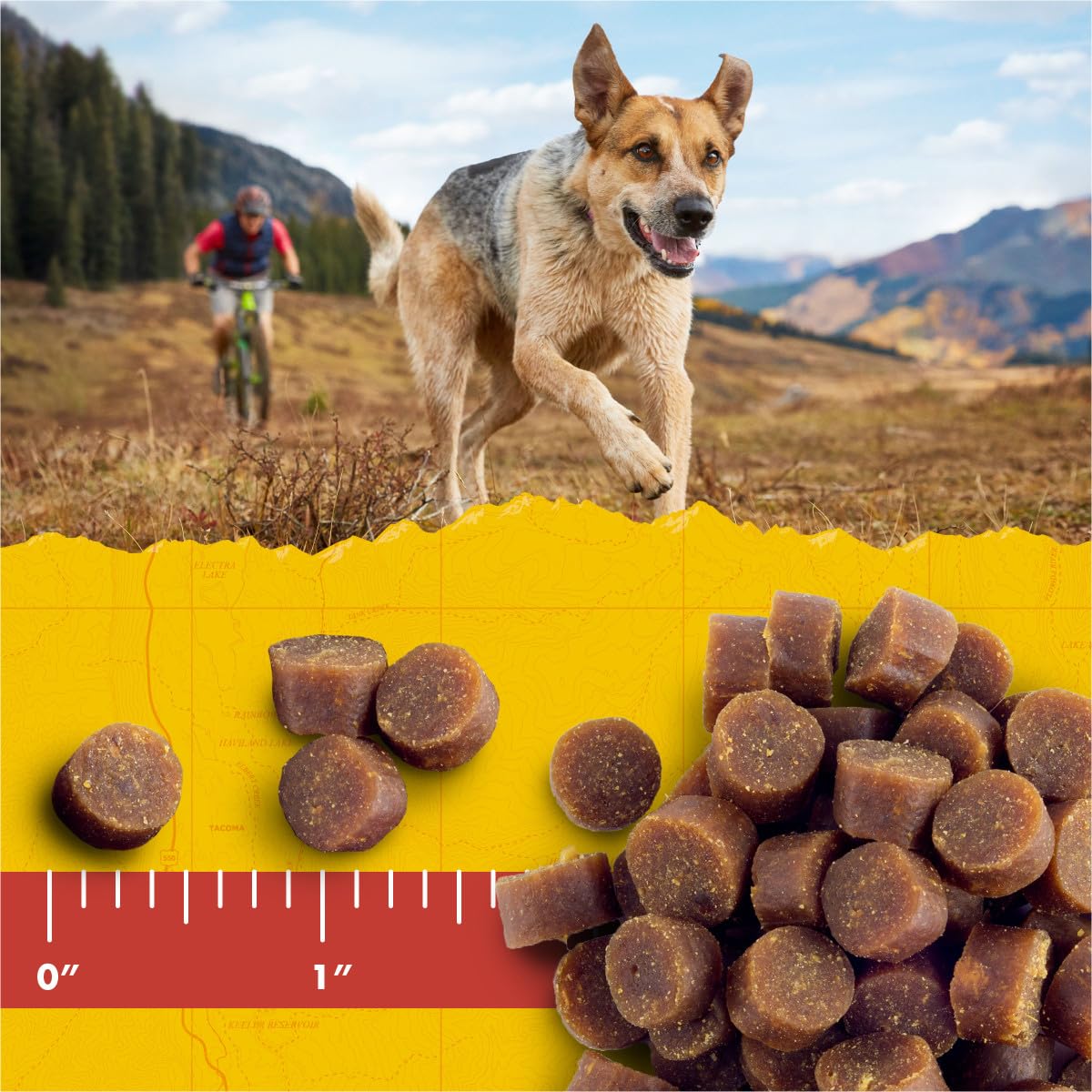 Zuke’s Mini Naturals Soft Dog Treats for Training, Soft Chewy Dog Training Treats with Peanut Butter and Oats