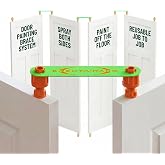 Erecta-Rack Door Painting Stand For Up to 10 Full-Size Doors, Vertically Prep, Spray, Paint &amp; Dry Multiple Doors on Both Sides, Secure Door Holder for Painting