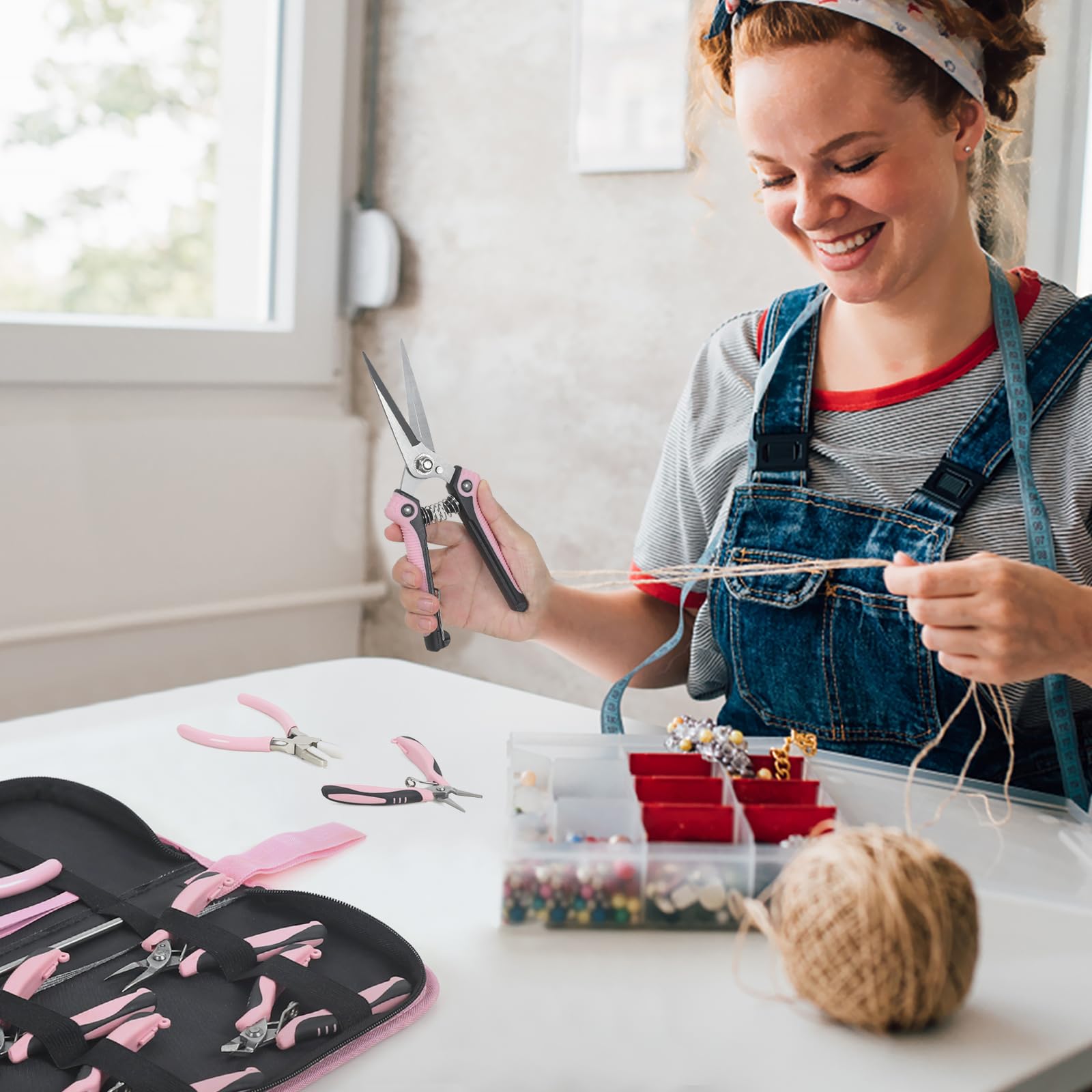 Toolour Jewelry Pliers Set Jeweler Making Tools for Adults,11pcs Professional Jewelry Pliers Tool Kit with Jewellery Making Supplies for DIY Beading Crafting Crimping Cutting Repair