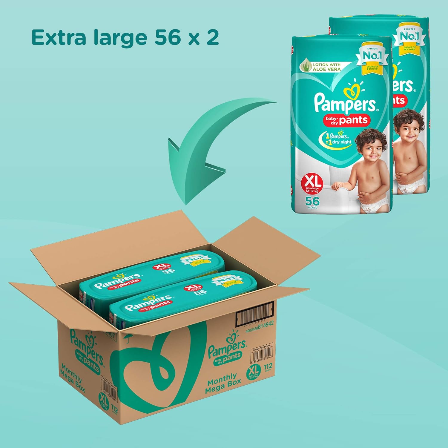 pampers medium 152